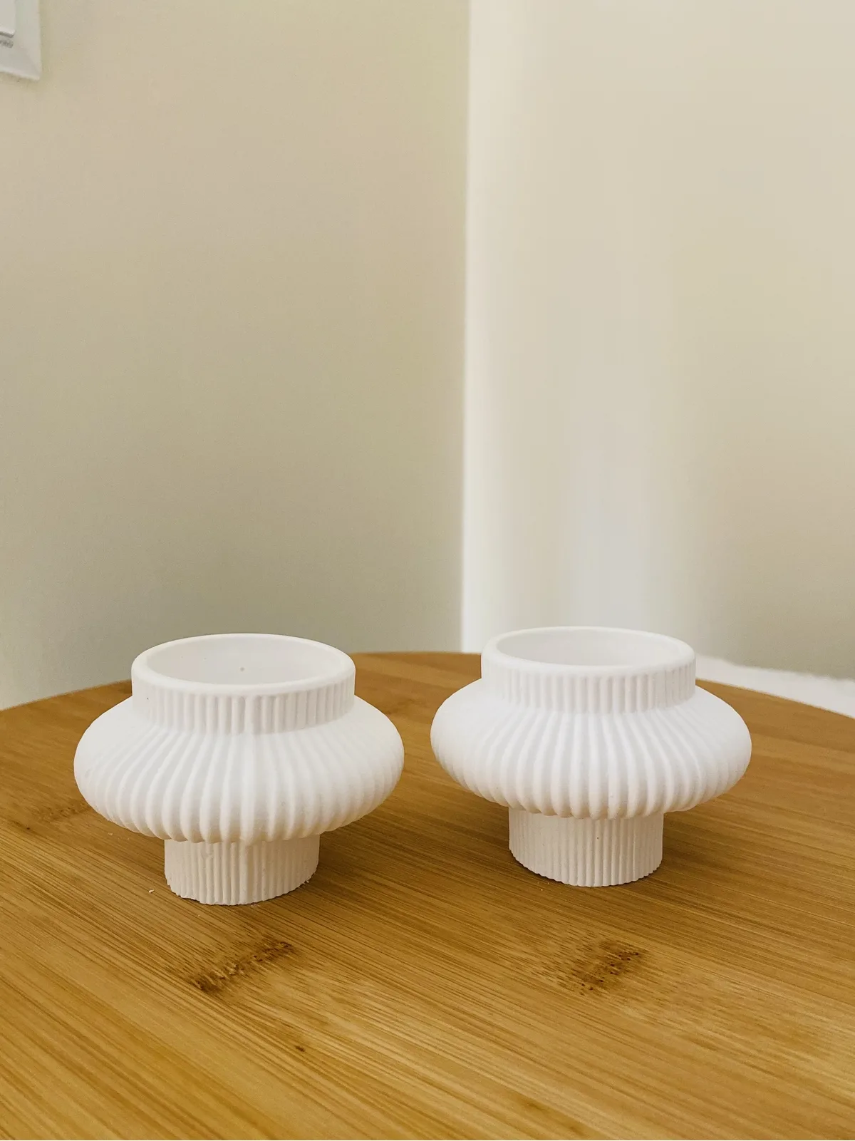 2 Li Tealight Mumluk Beton